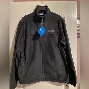 Columbia Fleece Jacket NWT - Black - size L